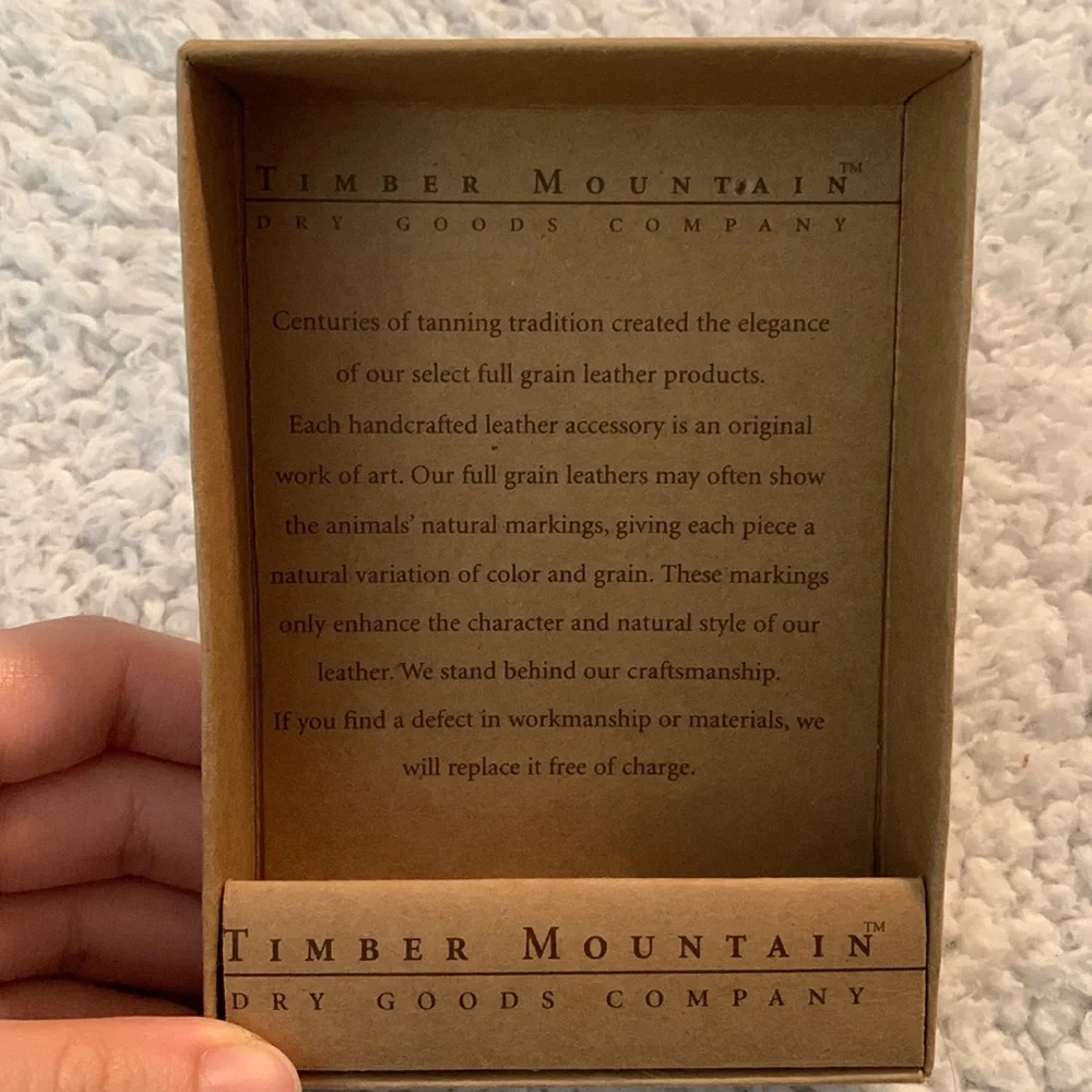 Timber Mountain Genuine Leather Wallet